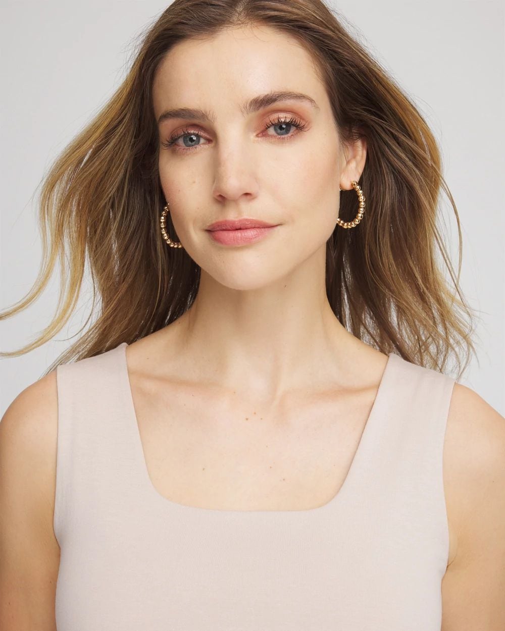 Jersey Knit Square-Neck Tank