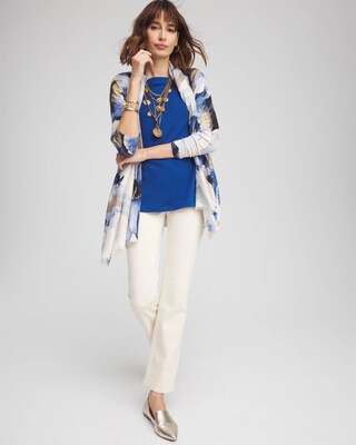 Pima Cotton Square-Neck Tunic click to view larger image.