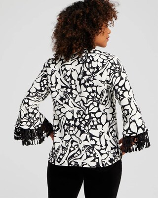Lace Detail Floral Top