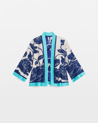 Travelers™ Collection Reversible Floral Crushed Jacket click to view larger image.