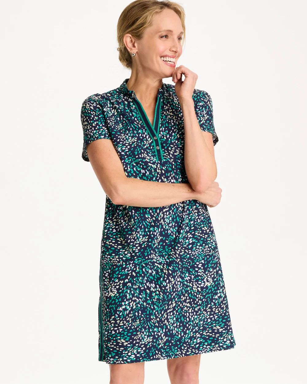 Zenergy® UPF Contrast Trim Dress