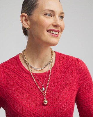 Convertible Mixed Metal Necklace