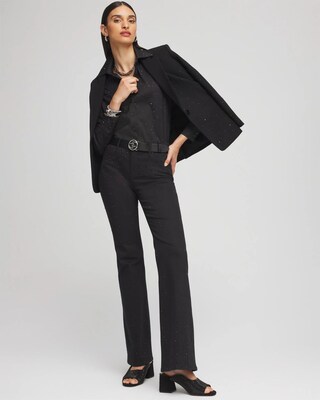 Sparkle Embellished Poplin Shirt click to view larger image.