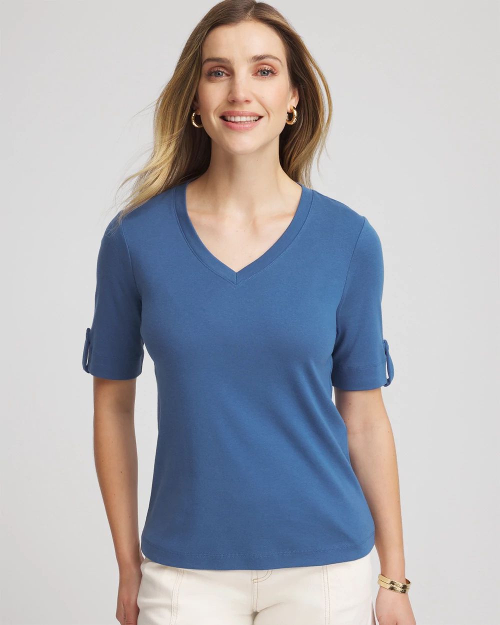Everyday V-Neck Pima Tee