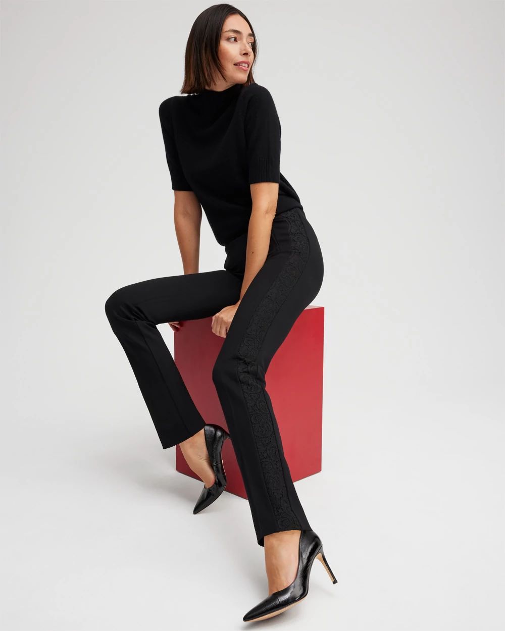 Juliet Lace Seam Pants click to view larger image.