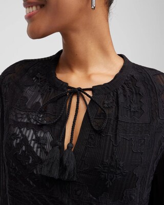 Embroidered Swim Dress Coverup click to view larger image.