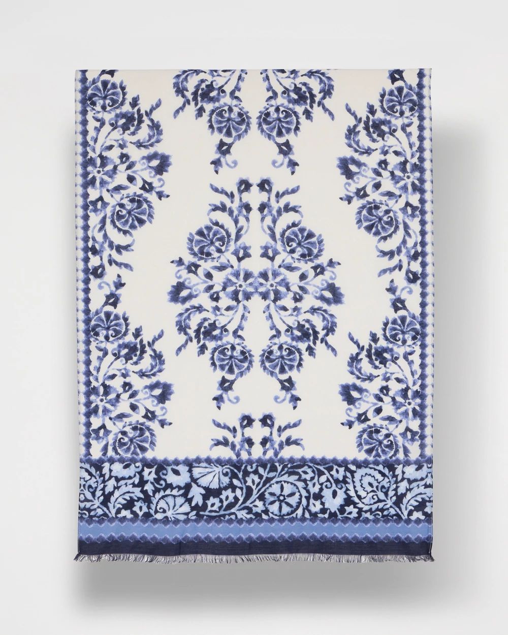Paisley Printed Oblong Scarf click to view larger image.