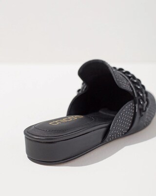 Studded Leather Flats
