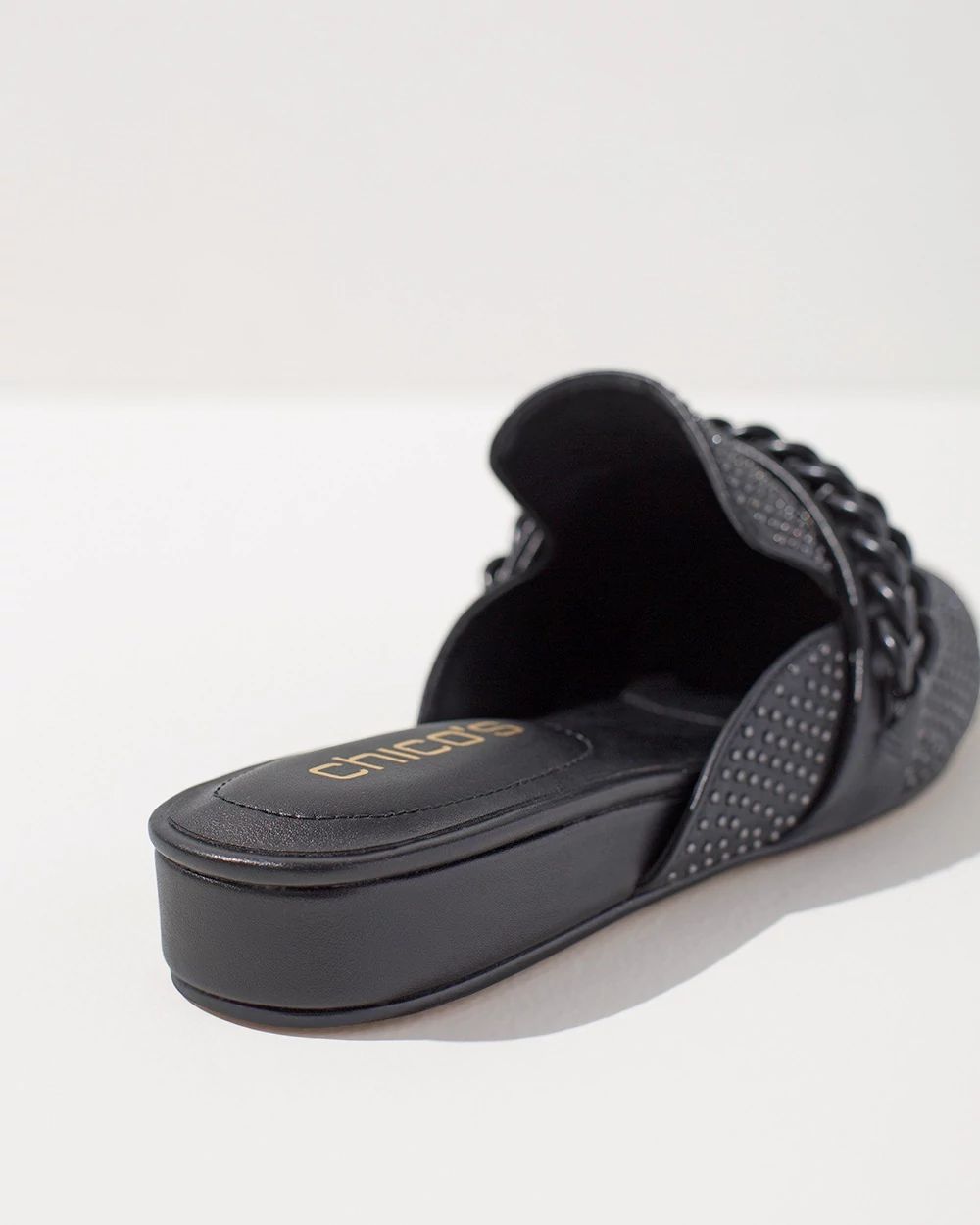 Studded Leather Flats