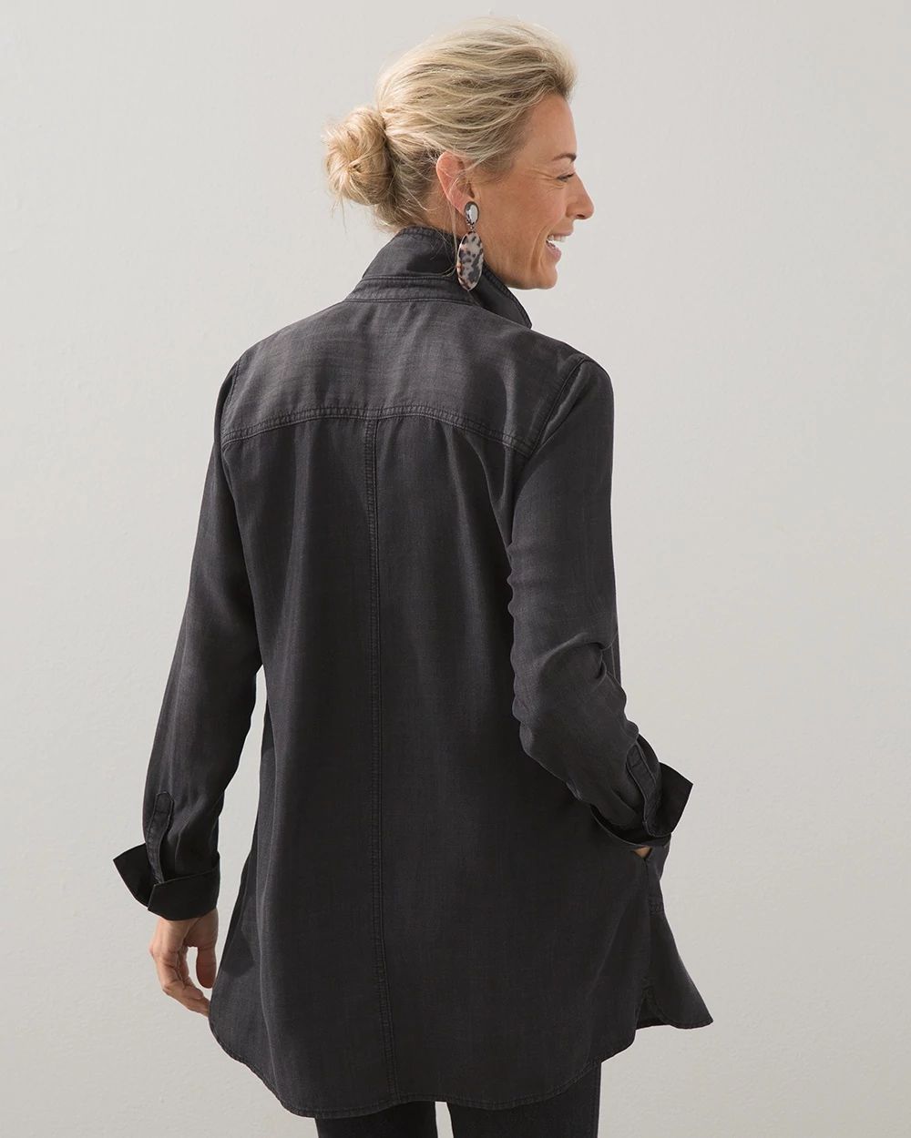 Touch of Cool Denim Pocket Tunic