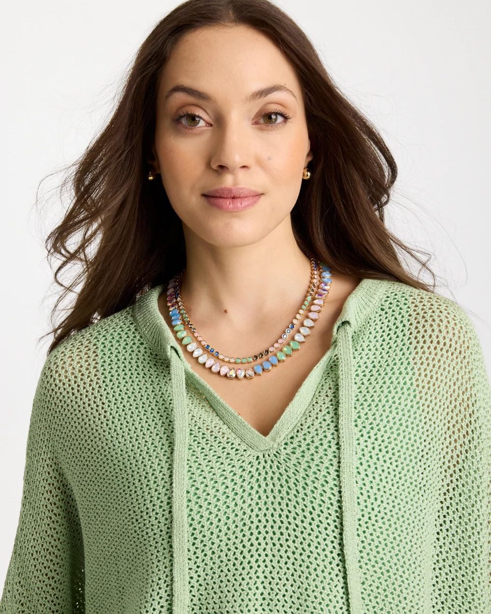 Tennis Necklace click to view larger image.