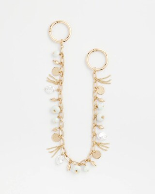 Gold Tone Bag Charm