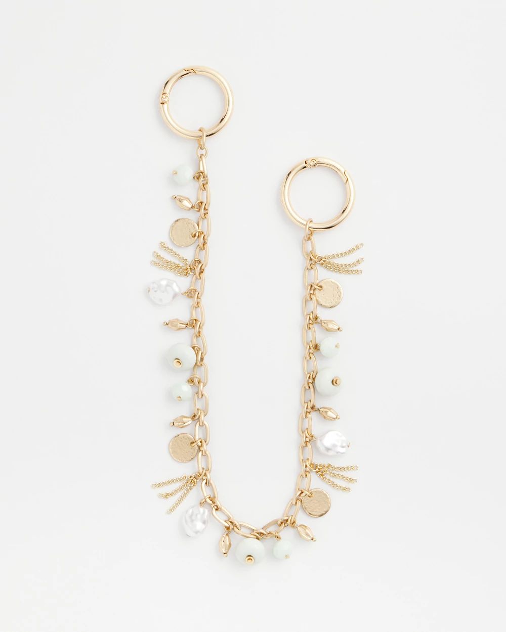 Gold Tone Bag Charm