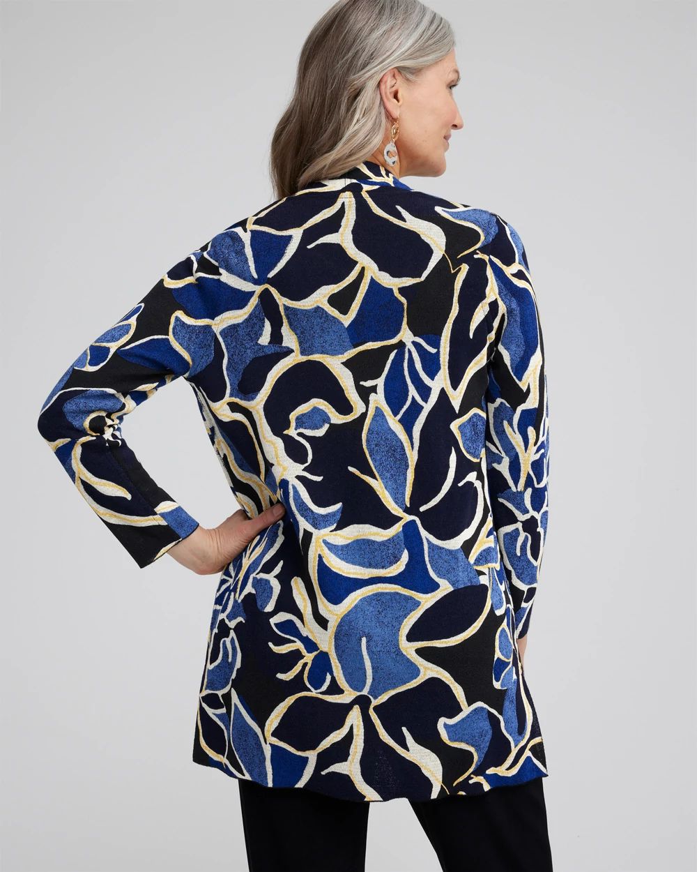 Travelers Collection Floral Cardigan