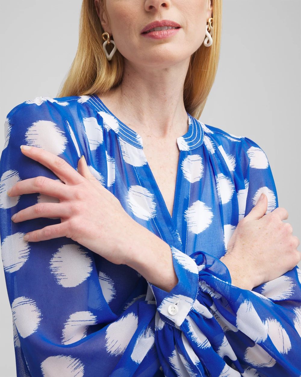 Ikat Dots Blouse