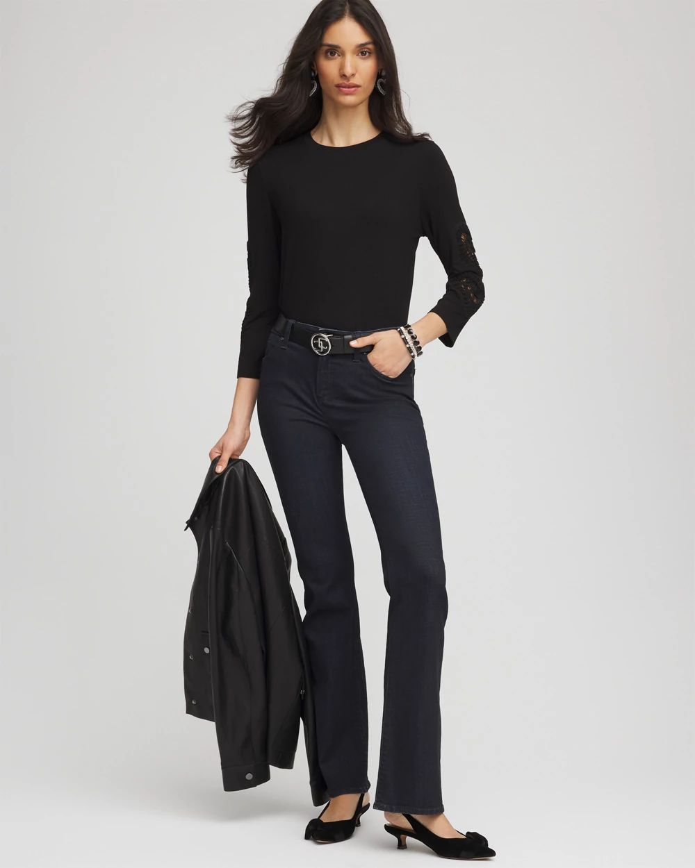 Heart Sleeve Detail Tee