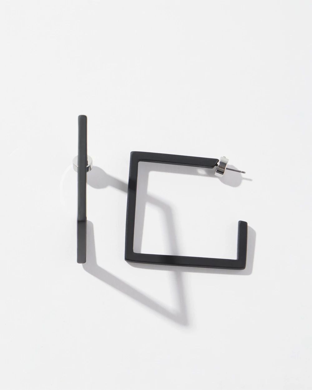 Modern Black Hoops