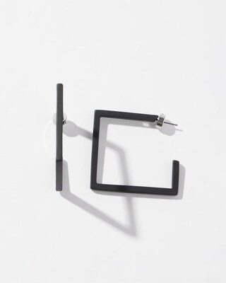 Modern Black Hoops
