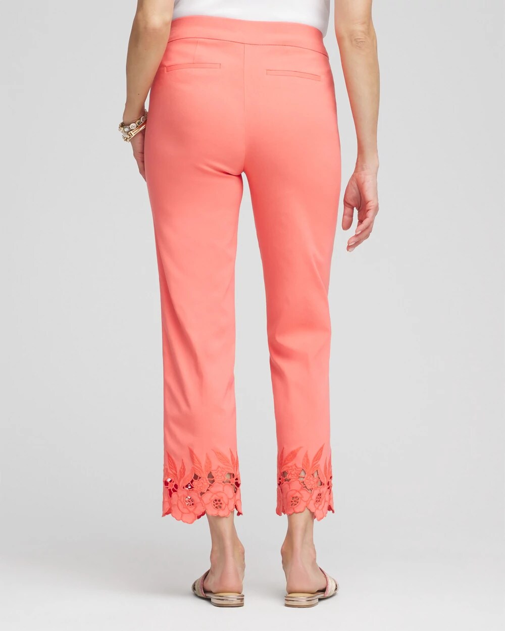 Brigitte™ Cutout Pull-On Cropped Pants