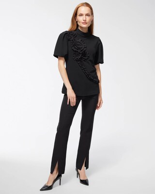 Black Label Slit Pants