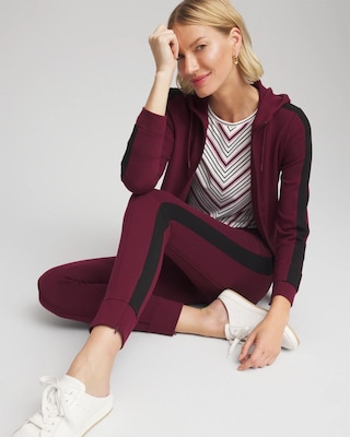 Zenergy® Double-Knit Colorblock Ankle Pants click to view larger image.