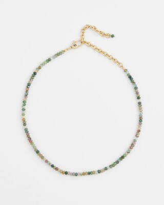 Genuine Agate Stone Necklace click to view larger image.