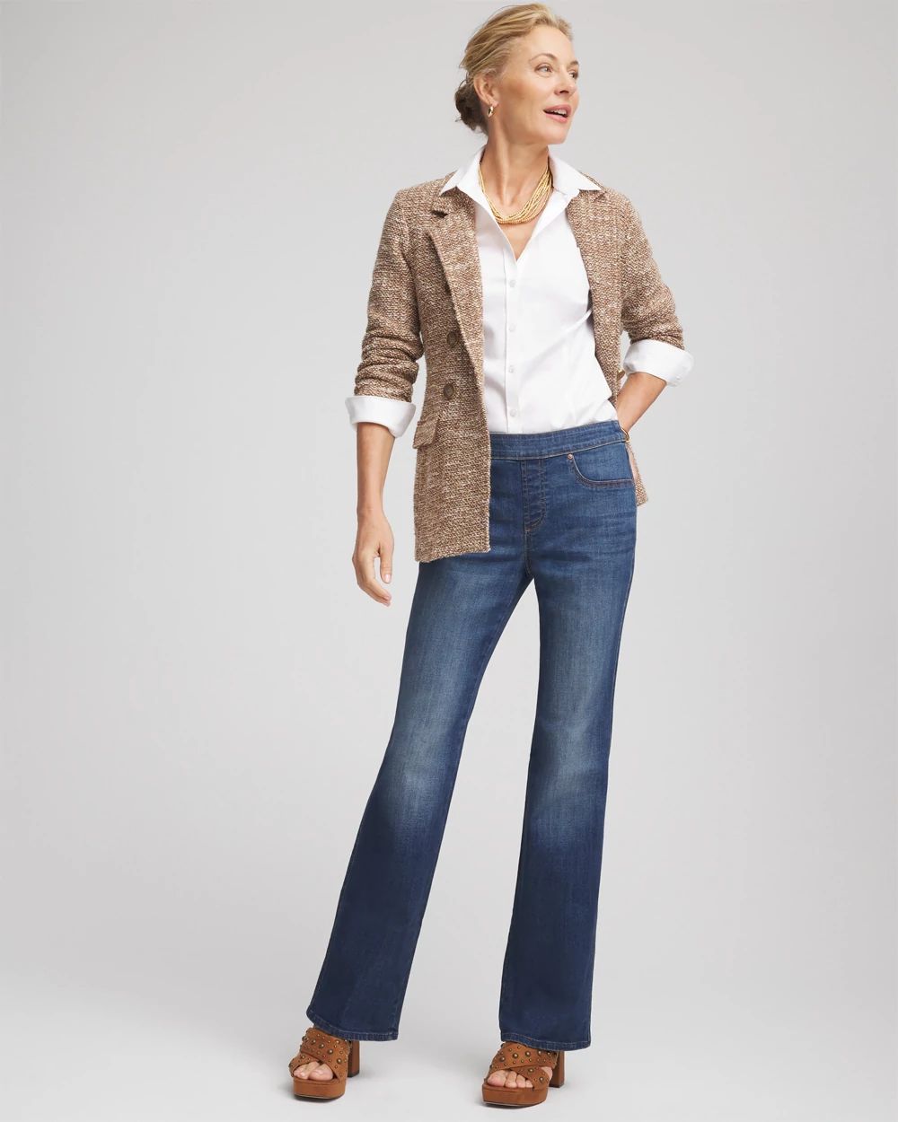 Pull-On Slim Bootcut Jeggings