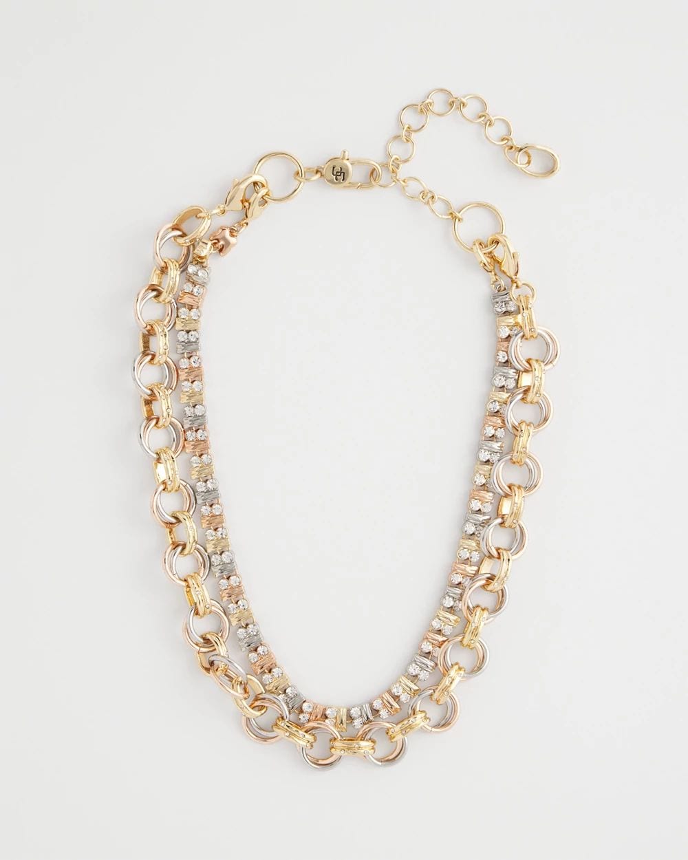 Convertible Tri-Tone Short Necklace