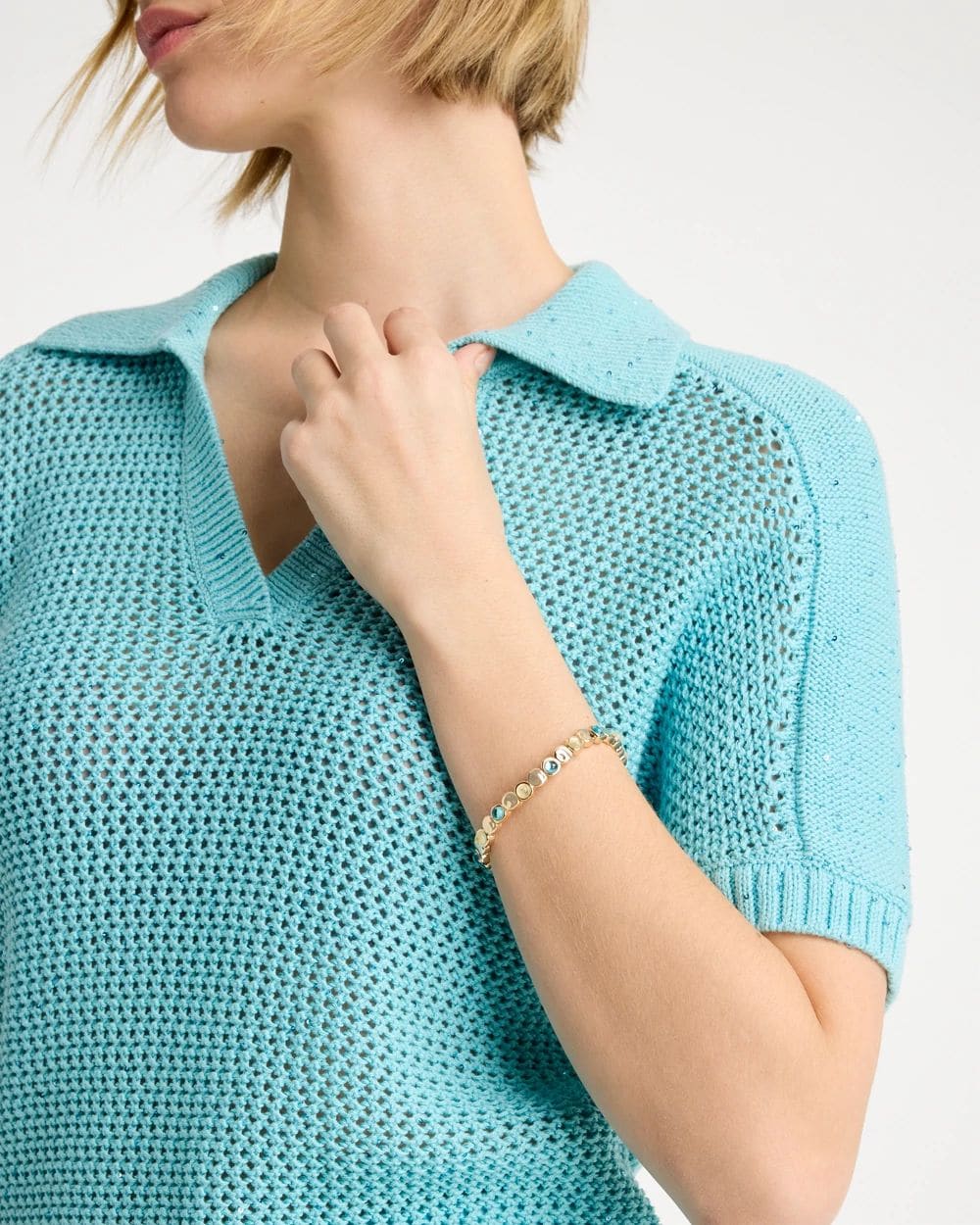 Quartz Stone Small Stretch Bracelet