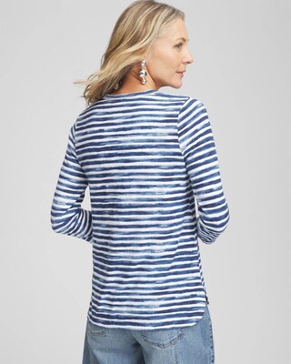 Slub Scoop Neck Tee