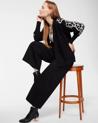 Luxe Floral Soutache Cardigan