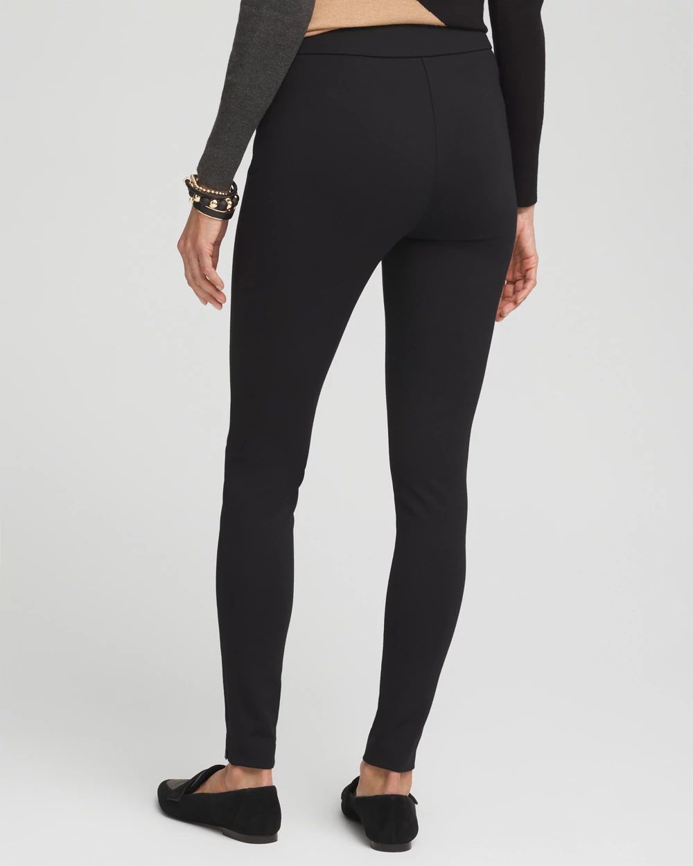 Juliet Ankle Zip Ponte Legging
