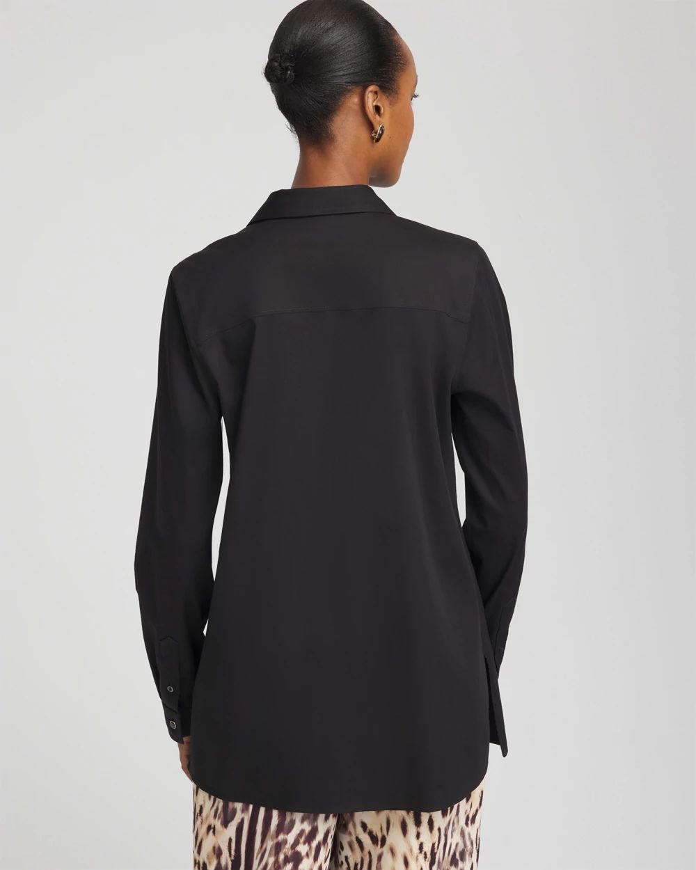 No Iron™ Splitneck Tunic