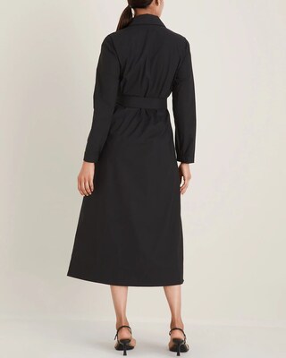 Black Label Stretch Poplin Shirt Dress