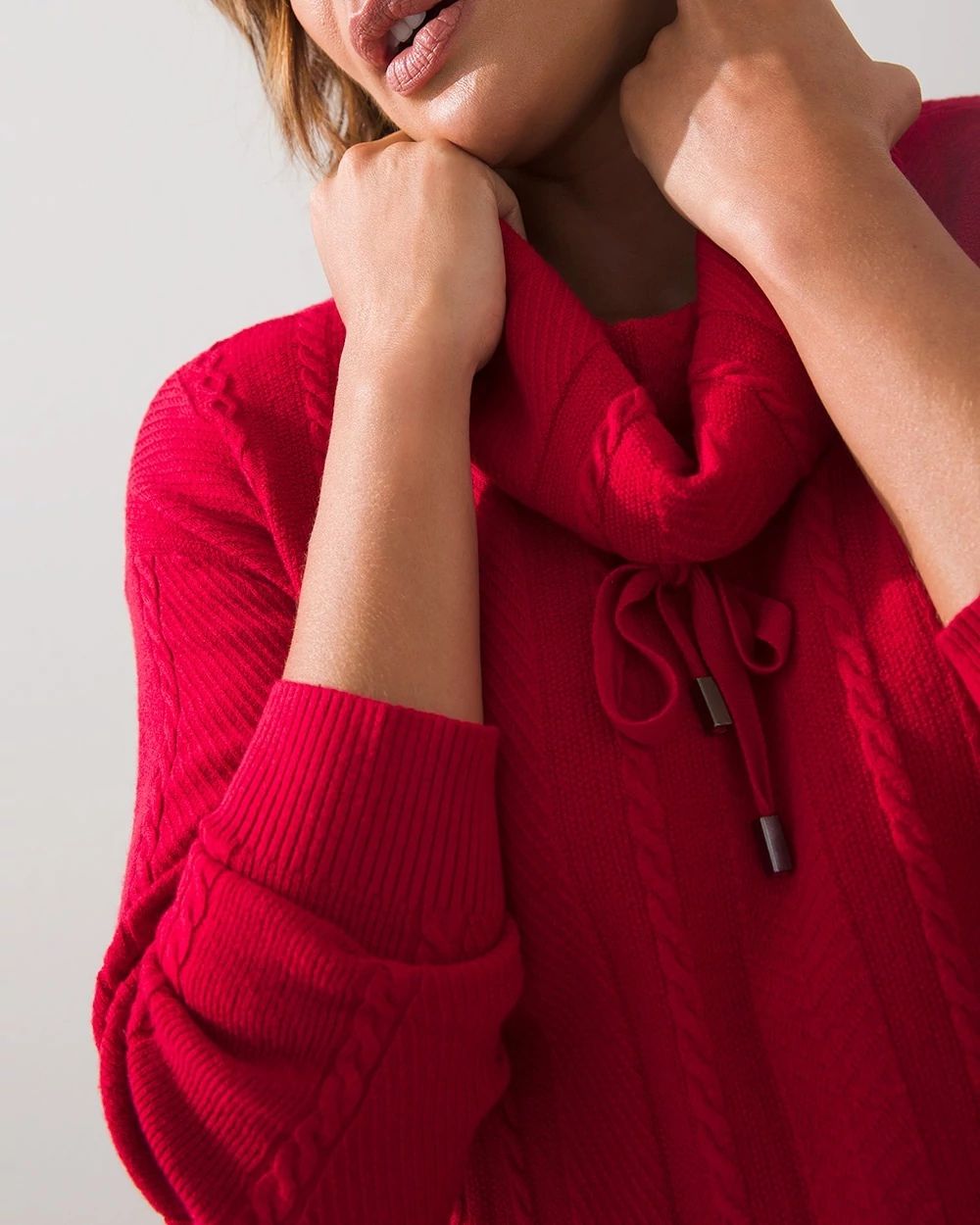Zenergy Cotton-Cashmere Dolman Sweater