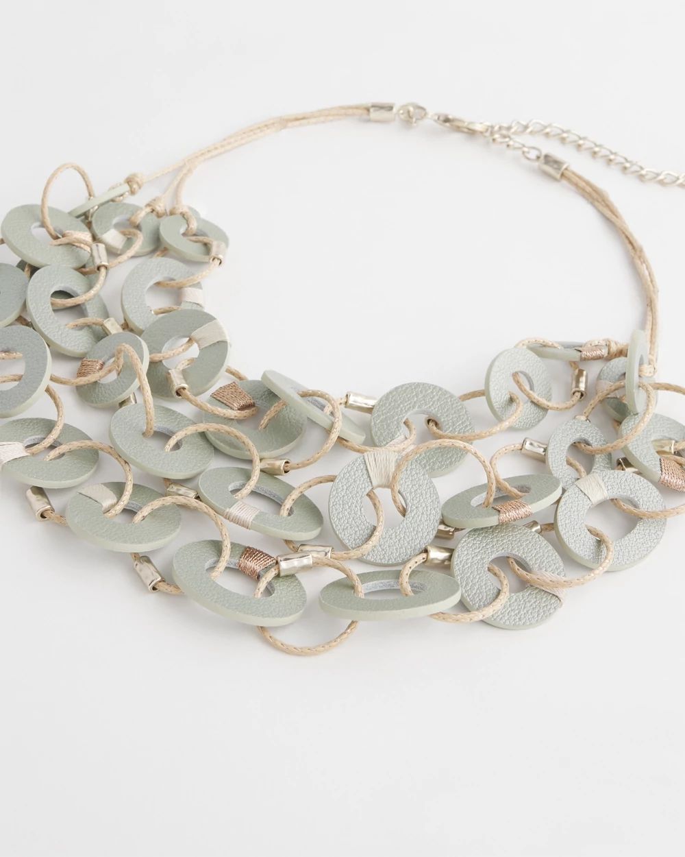 Leather Bib Necklace