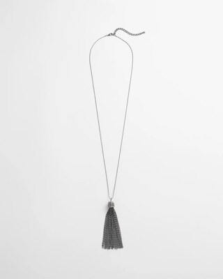 Glitz Tassle Pendant Necklace