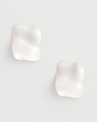 Square Oversized Stud Earrings