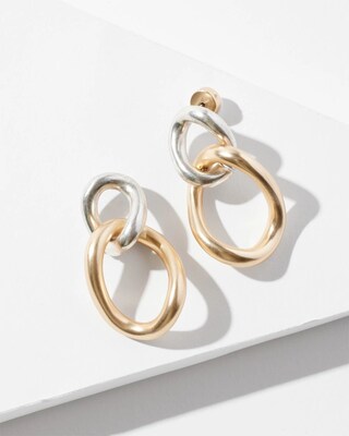 Drop Link Earrings
