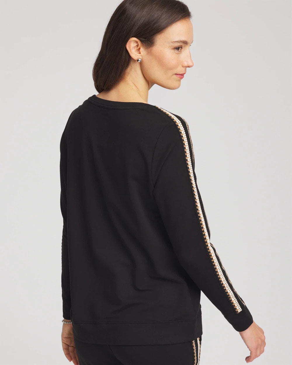 Zenergy® Lattice-Trim Pullover Top