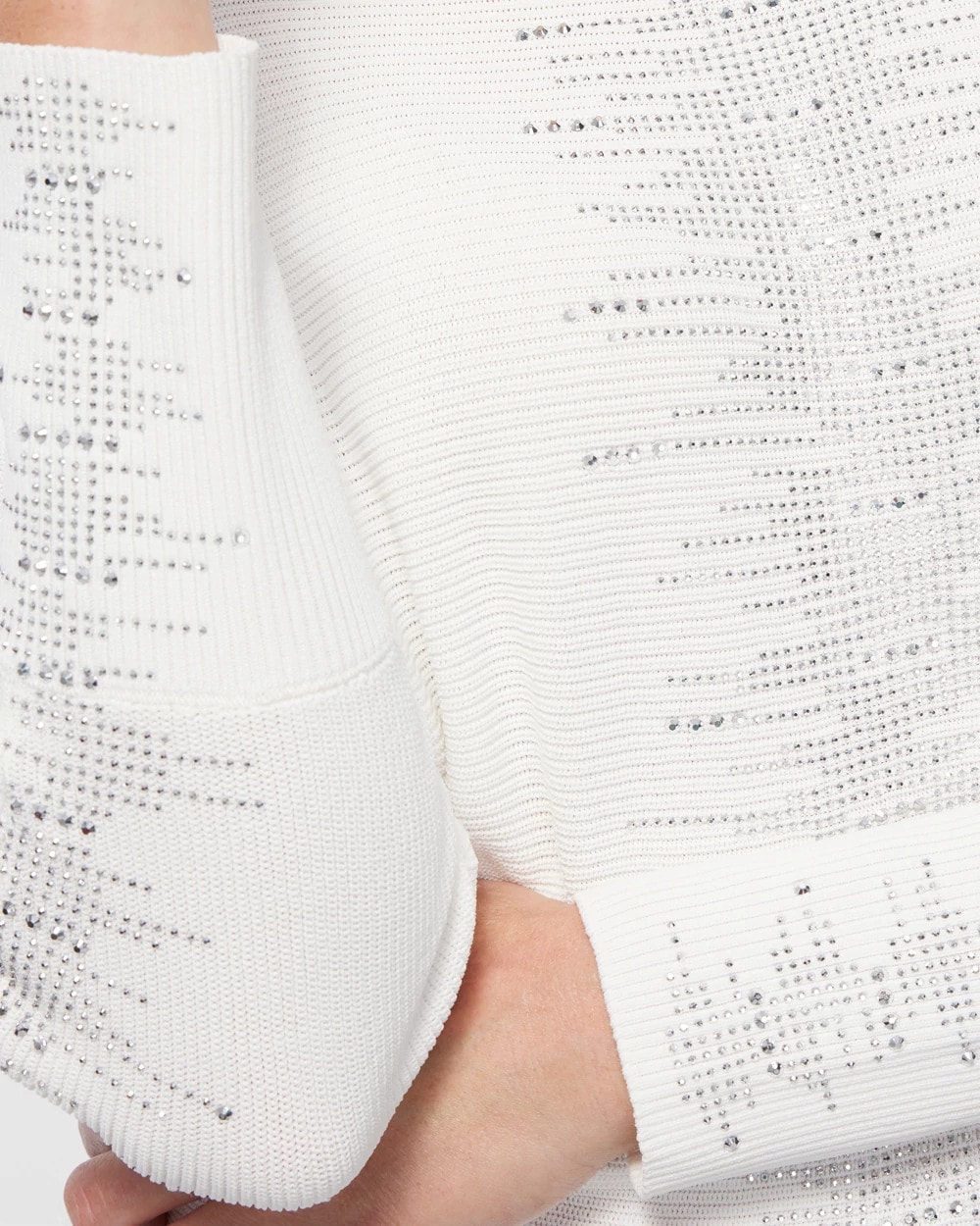 Studded Detail Pullover Sweater