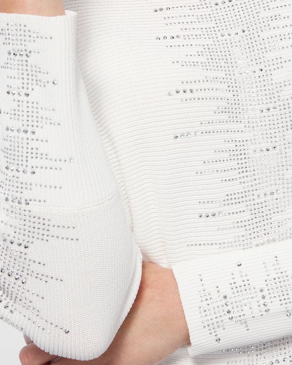 Studded Detail Pullover Sweater click to view larger image.