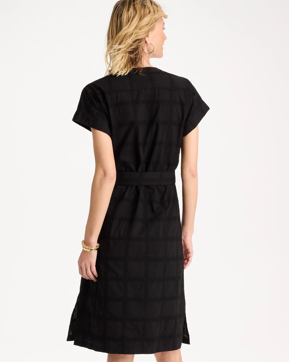 Embroidered Cotton Shirtdress