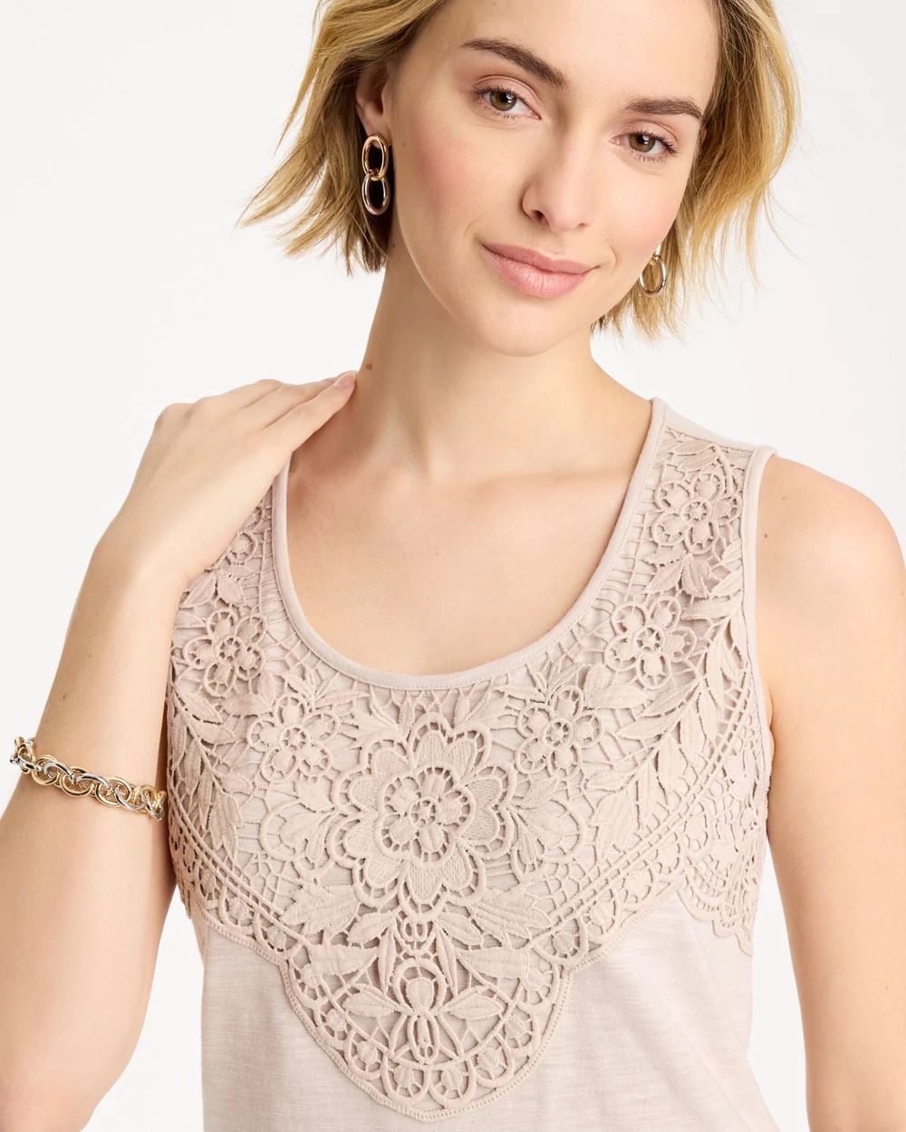 Embroidered Cozy Tank click to view larger image.