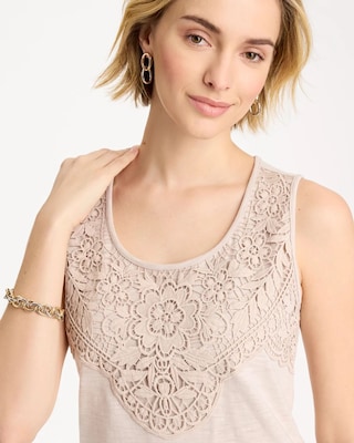 Embroidered Cozy Tank click to view larger image.