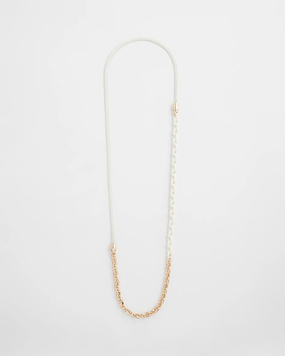 MagneticMix™ White Multistrand Necklace