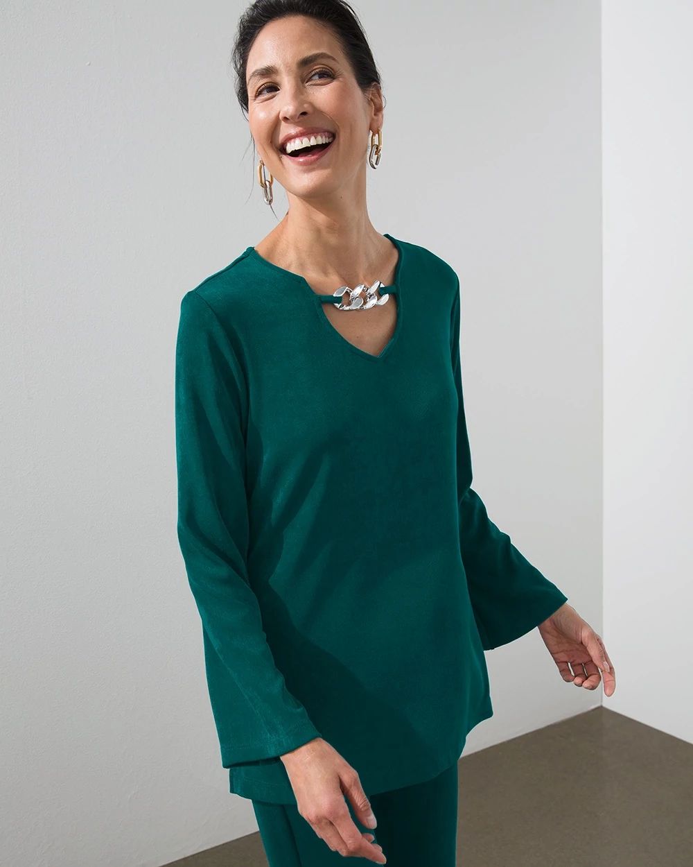 Travelers Hardware Neckline Tunic