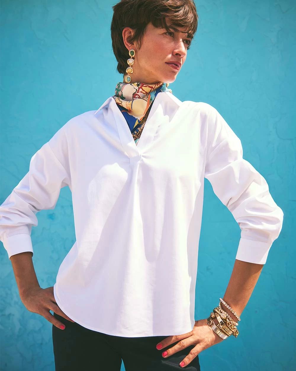 No Iron™ Popover Shirt