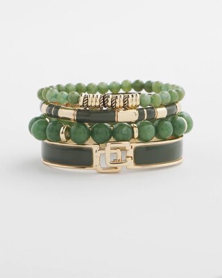 Olive Chico's Click Bangle