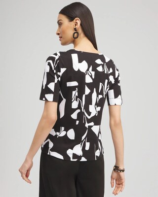 Abstract Everyday Elbow Sleeve Tee